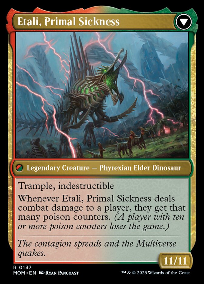 Etali, Primal Conqueror // Etali, Primal Sickness [March of the Machine] | Dumpster Cat Games