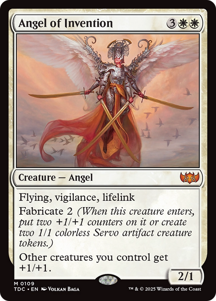 Angel of Invention [Tarkir: Dragonstorm Commander] | Dumpster Cat Games