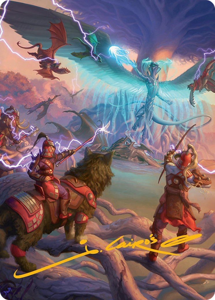 All-Out Assault Art Card (50/54) [Tarkir: Dragonstorm Art Series] | Dumpster Cat Games