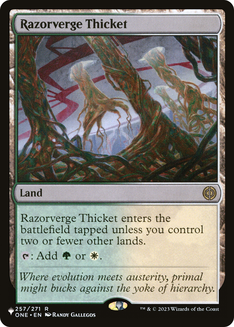 Razorverge Thicket [The List] | Dumpster Cat Games