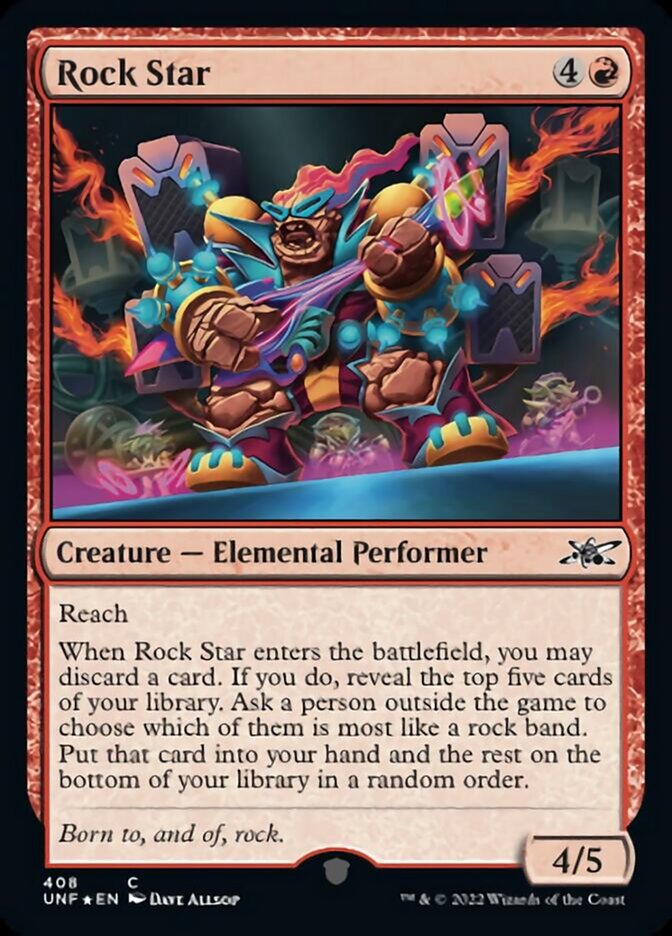 Rock Star (Galaxy Foil) [Unfinity] | Dumpster Cat Games