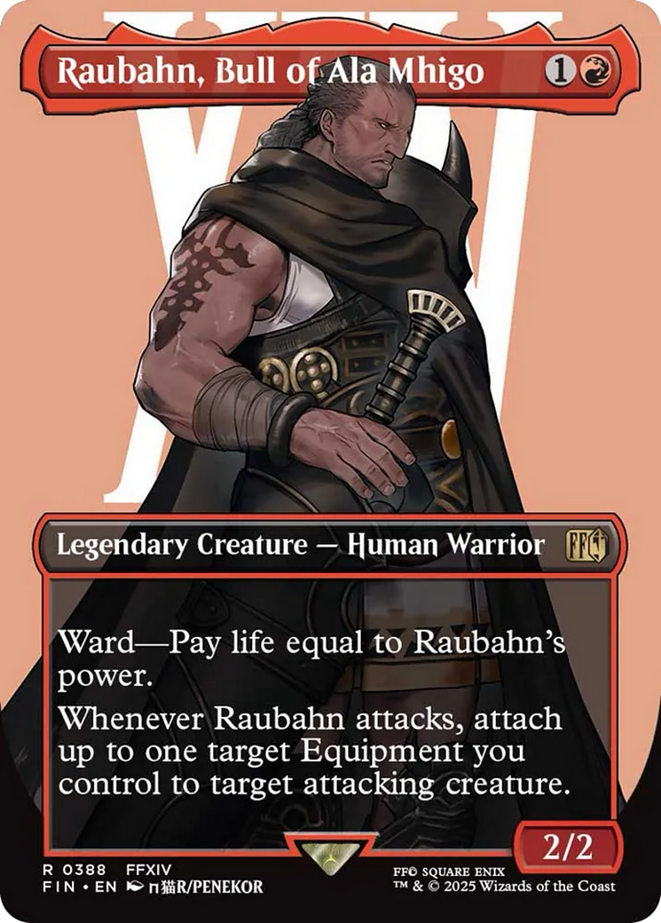 Raubahn, Bull of Ala Mhigo (Borderless) [FINAL FANTASY] | Dumpster Cat Games