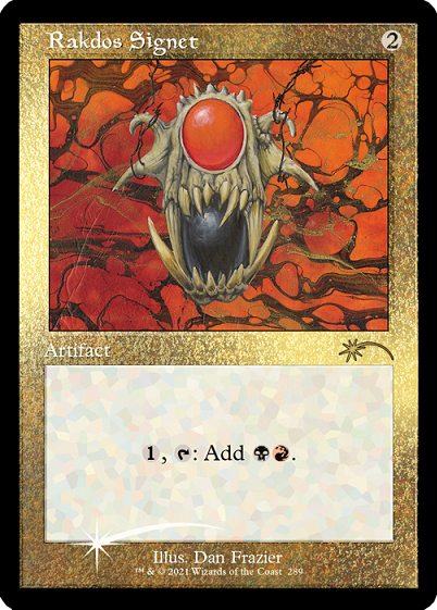 Rakdos Signet (Retro) (Foil Etched) [Secret Lair Drop Series] | Dumpster Cat Games