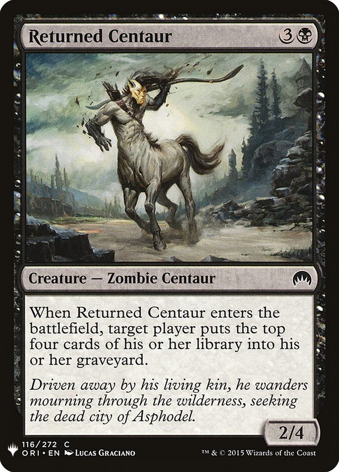Returned Centaur [Mystery Booster] | Dumpster Cat Games