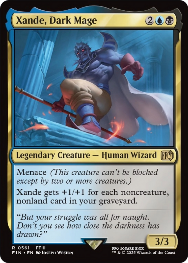 Xande, Dark Mage [FINAL FANTASY] | Dumpster Cat Games