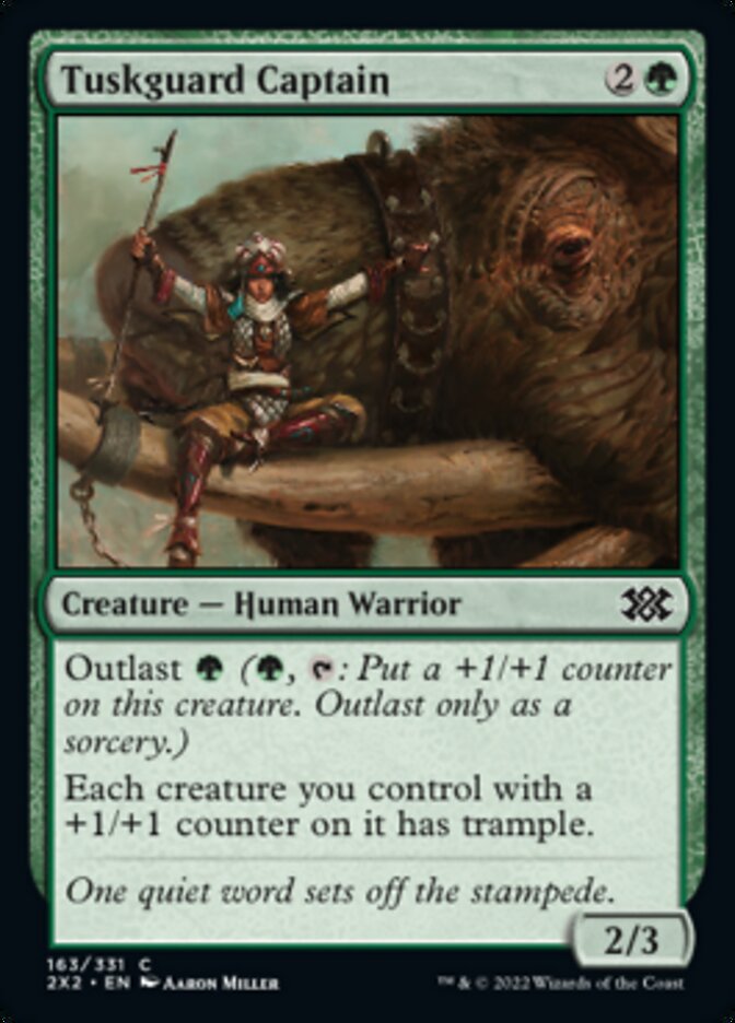Tuskguard Captain [Double Masters 2022] | Dumpster Cat Games