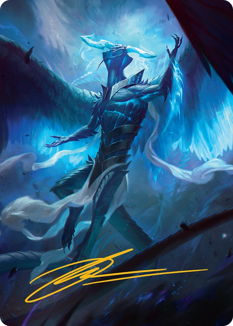 Ugin, Eye of the Storms Art Card (1/54) [Tarkir: Dragonstorm Art Series] | Dumpster Cat Games