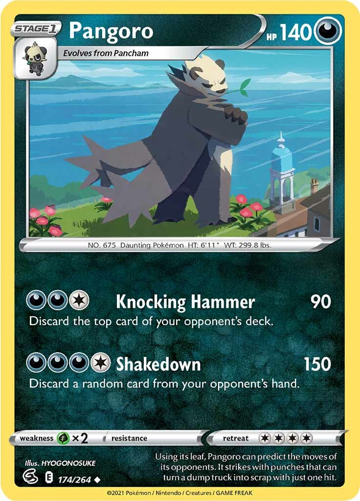 Pangoro (174/264) [Sword & Shield: Fusion Strike] | Dumpster Cat Games