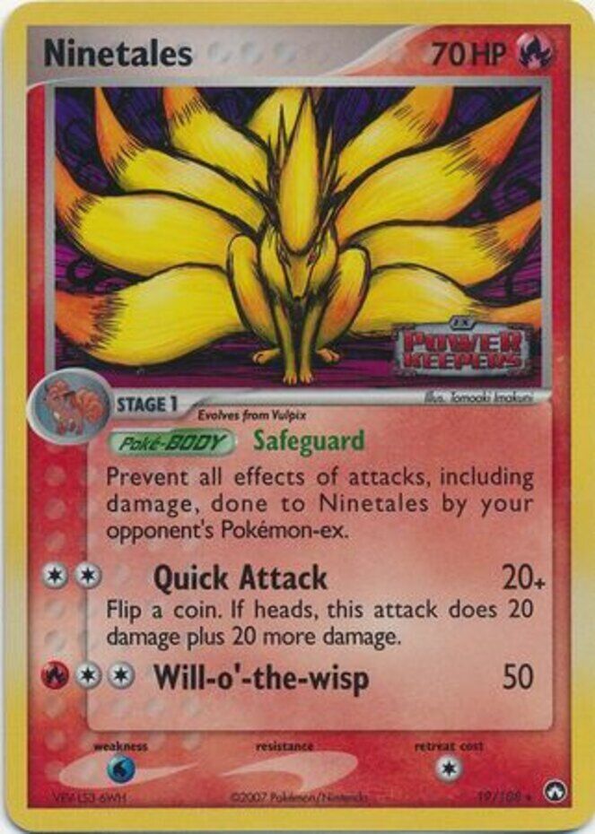Ninetales (19/108) (Stamped) [EX: Power Keepers] | Dumpster Cat Games