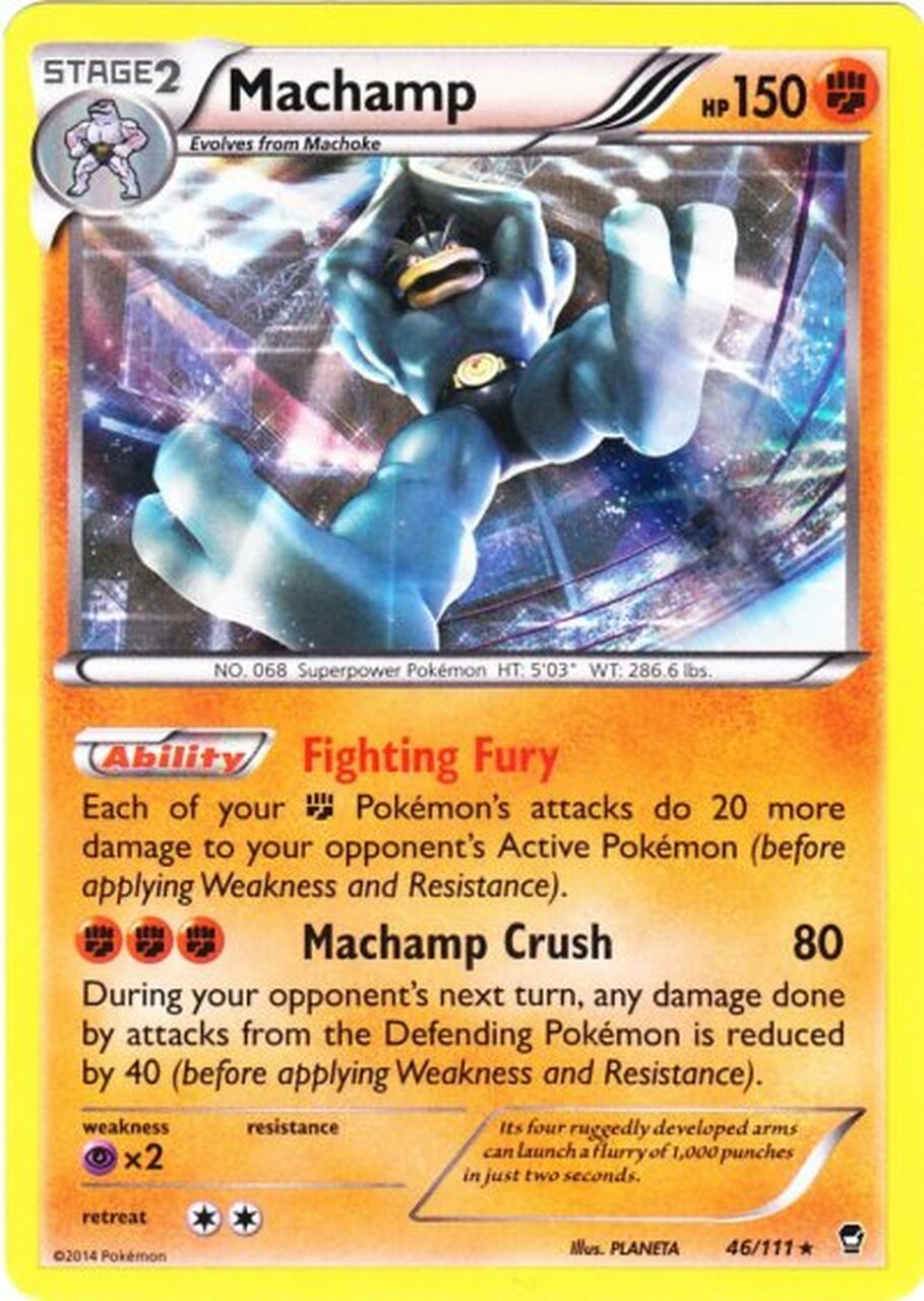 Machamp (46/111) [XY: Furious Fists] | Dumpster Cat Games