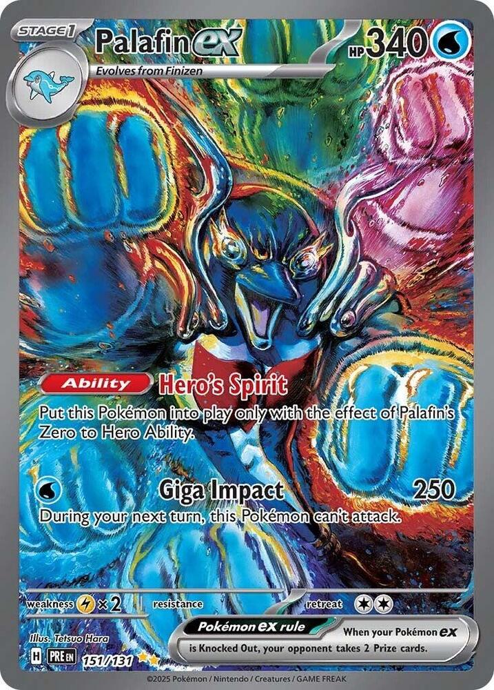 Palafin ex (151/131) [Scarlet & Violet: Prismatic Evolutions] | Dumpster Cat Games