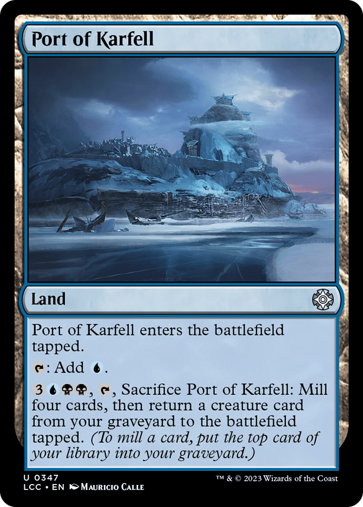 Port of Karfell [The Lost Caverns of Ixalan Commander] | Dumpster Cat Games