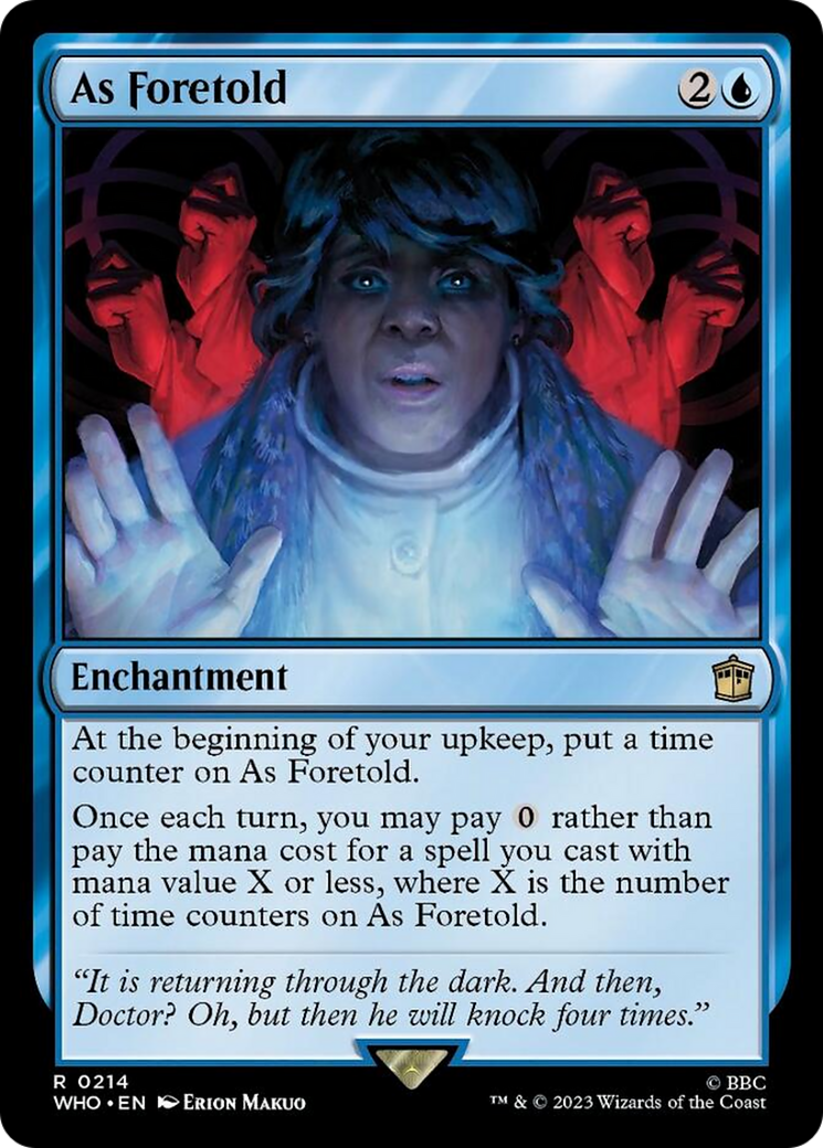 As Foretold [Doctor Who] | Dumpster Cat Games