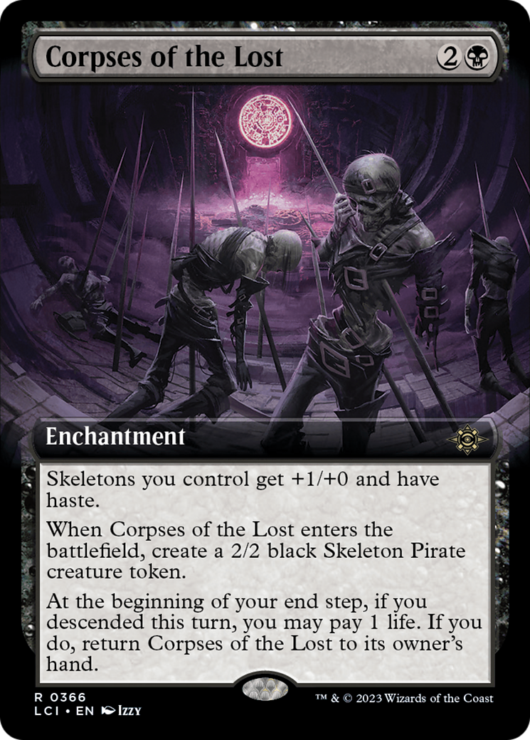 Corpses of the Lost (Extended Art) [The Lost Caverns of Ixalan] | Dumpster Cat Games