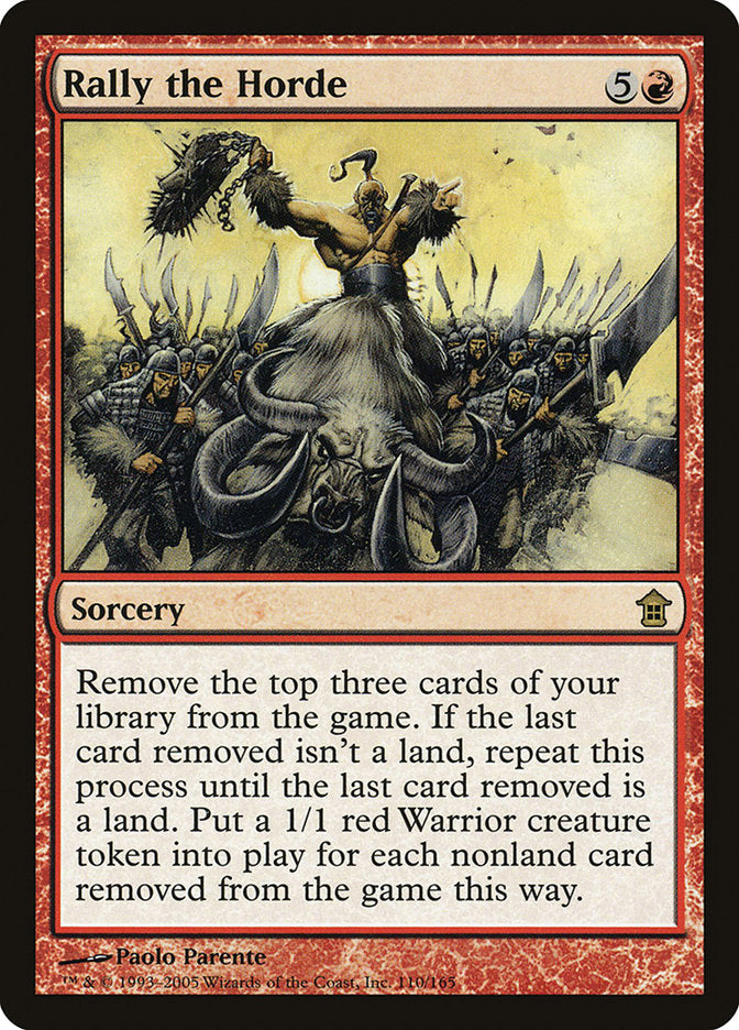 Rally the Horde [Saviors of Kamigawa] | Dumpster Cat Games