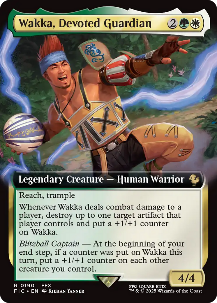 Wakka, Devoted Guardian (Extended Art) [FINAL FANTASY Commander] | Dumpster Cat Games