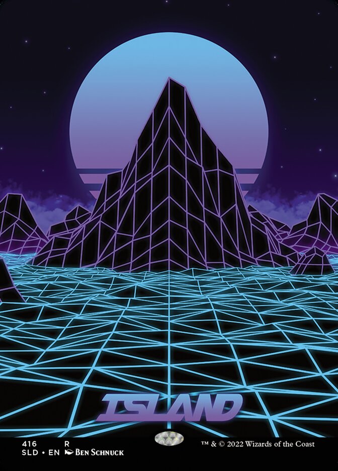 Island (416) [Secret Lair Drop Series] | Dumpster Cat Games