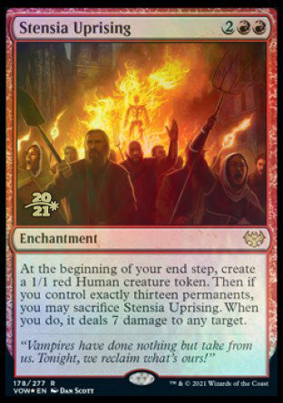 Stensia Uprising [Innistrad: Crimson Vow Prerelease Promos] | Dumpster Cat Games