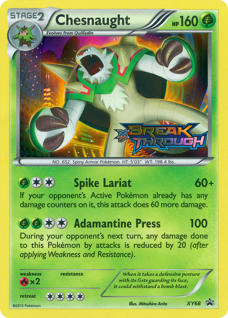 Chesnaught (XY68) [XY: Black Star Promos] | Dumpster Cat Games