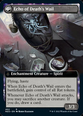 Tribute to Horobi // Echo of Death's Wail (Extended Art) [Kamigawa: Neon Dynasty] | Dumpster Cat Games