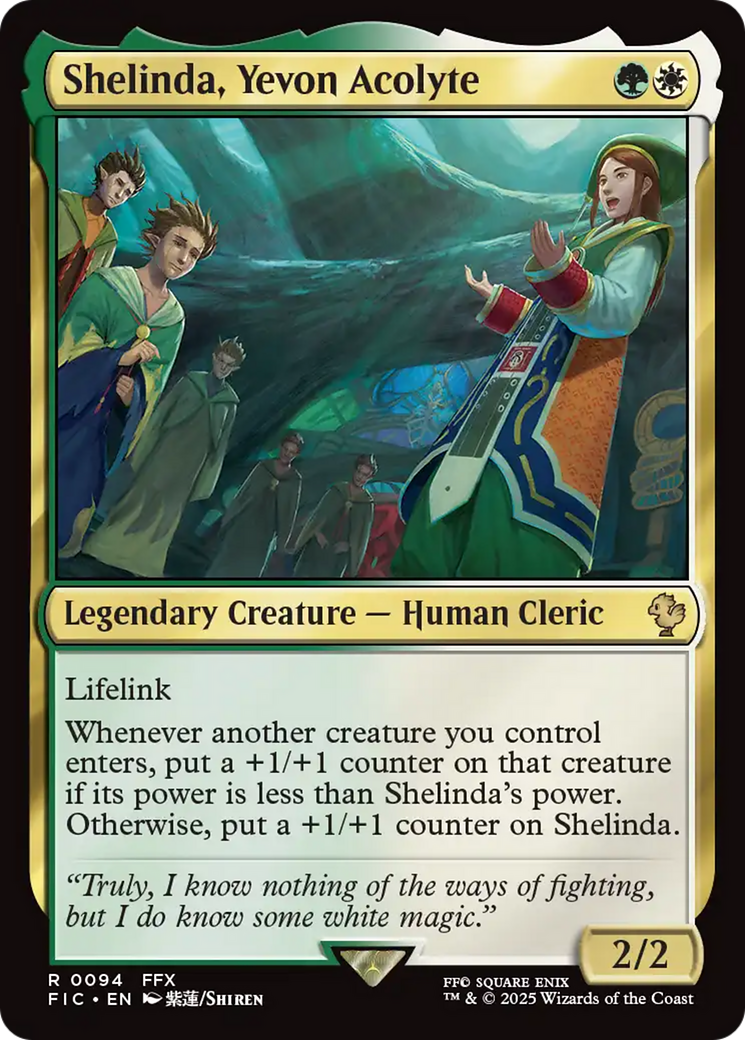 Shelinda, Yevon Acolyte [FINAL FANTASY Commander] | Dumpster Cat Games