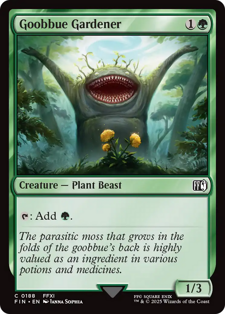 Goobbue Gardener [FINAL FANTASY] | Dumpster Cat Games