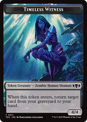 Goat // Timeless Witness Double-Sided Token [Tarkir: Dragonstorm Commander Tokens] | Dumpster Cat Games
