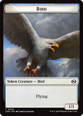 Inkling // Bird Double-Sided Token [Tarkir: Dragonstorm Commander Tokens] | Dumpster Cat Games
