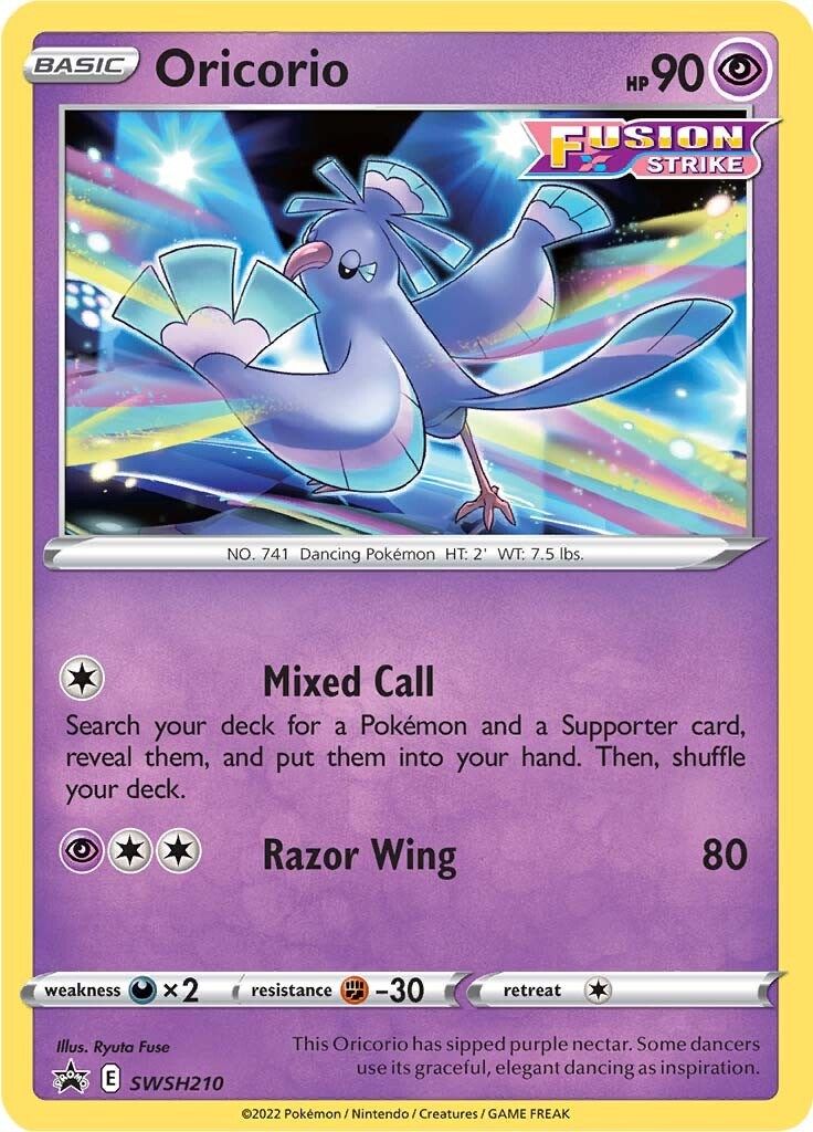 Oricorio (SWSH210) [Sword & Shield: Black Star Promos] | Dumpster Cat Games