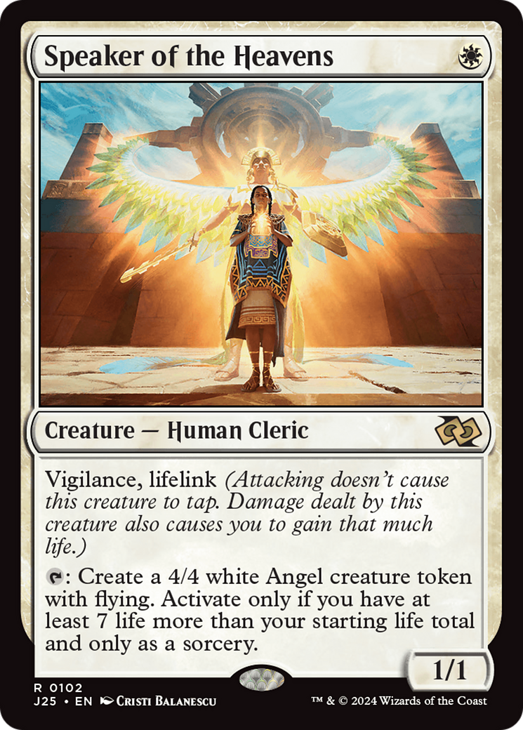 Speaker of the Heavens [Foundations Jumpstart] | Dumpster Cat Games