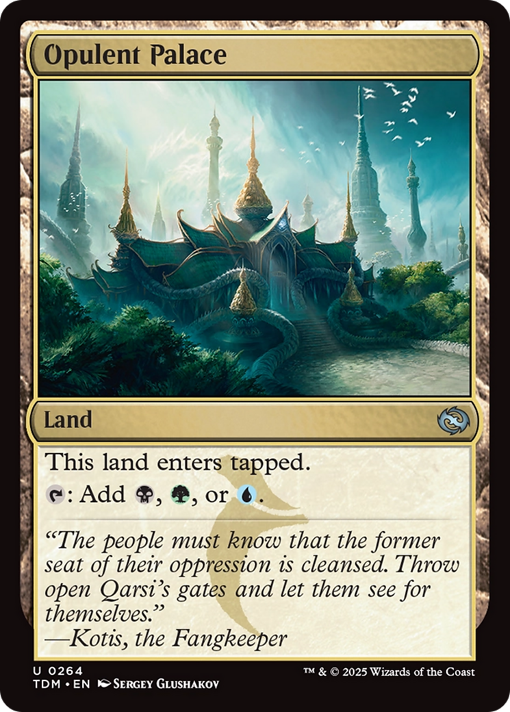 Opulent Palace [Tarkir: Dragonstorm] | Dumpster Cat Games