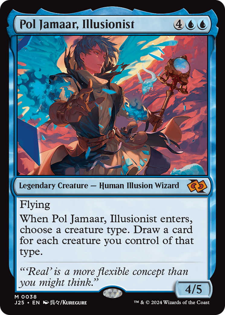 Pol Jamaar, Illusionist (Anime) [Foundations Jumpstart] | Dumpster Cat Games