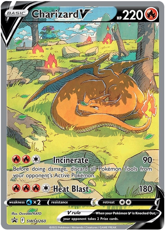 Charizard V (SWSH260) [Sword & Shield: Black Star Promos] | Dumpster Cat Games