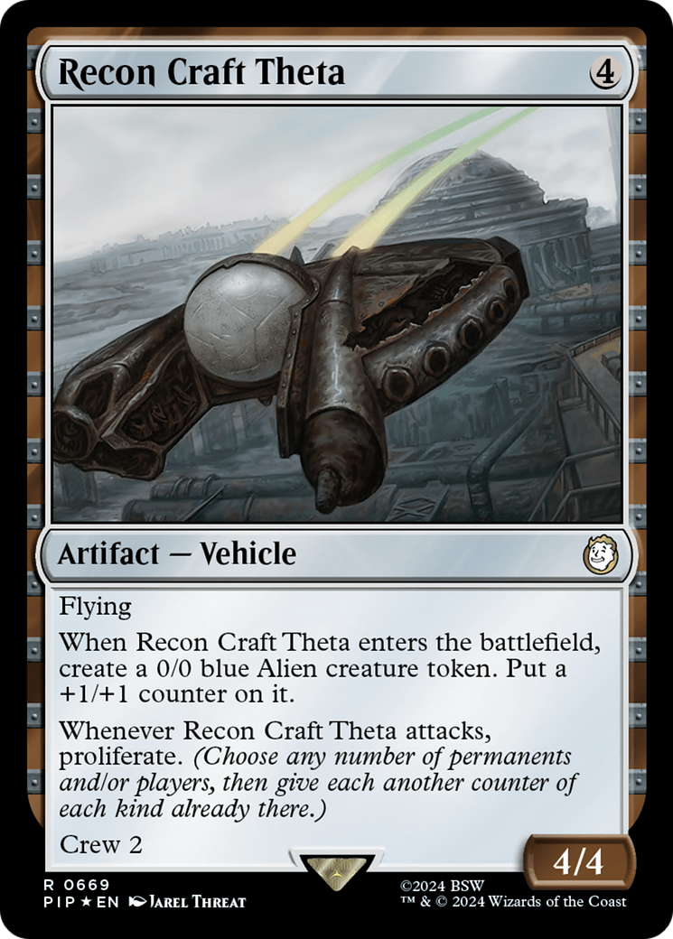 Recon Craft Theta (Surge Foil) [Fallout] | Dumpster Cat Games