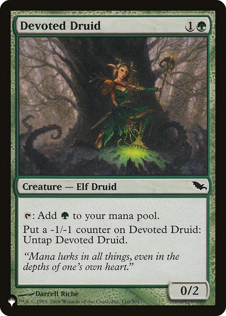 Devoted Druid (SHM) [The List] | Dumpster Cat Games