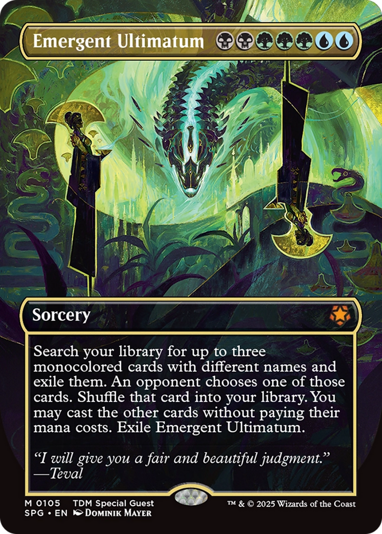 Emergent Ultimatum (Borderless) [Tarkir: Dragonstorm Special Guests] | Dumpster Cat Games