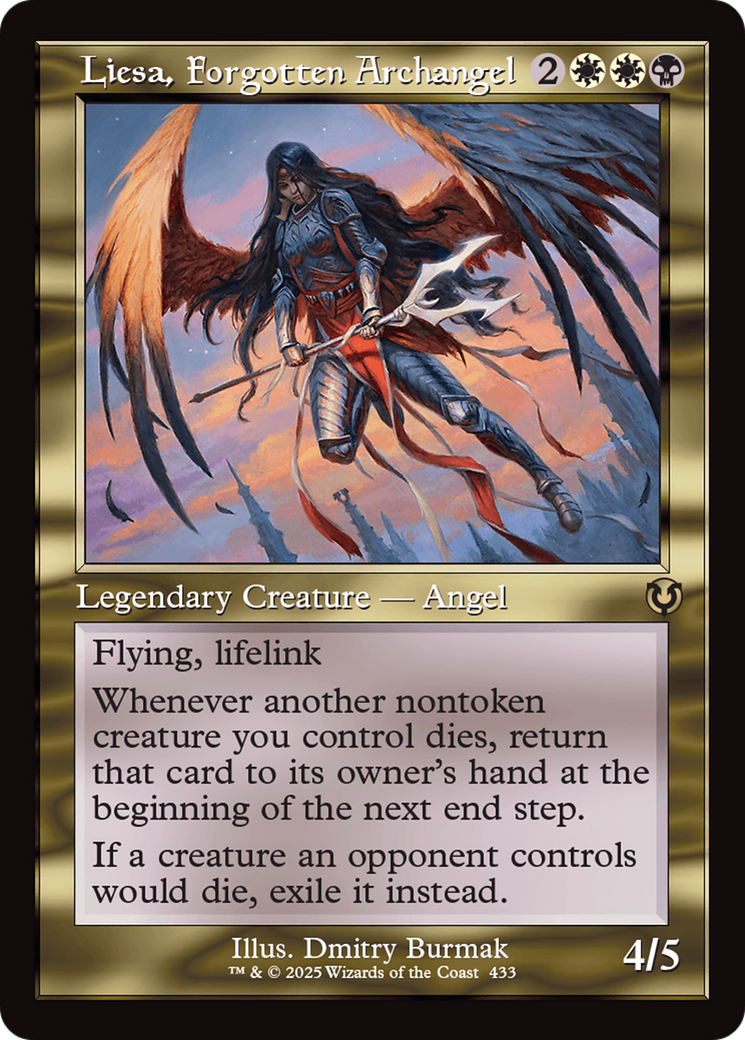 Liesa, Forgotten Archangel (Retro Frame) [Innistrad Remastered] | Dumpster Cat Games