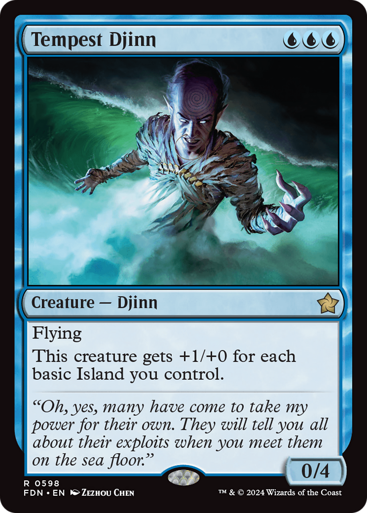 Tempest Djinn [Foundations] | Dumpster Cat Games