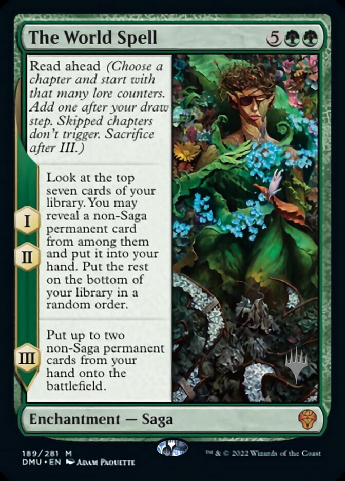 The World Spell (Promo Pack) [Dominaria United Promos] | Dumpster Cat Games