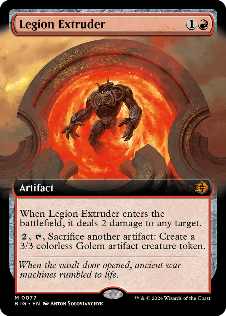 Legion Extruder (Extended Art) [Outlaws of Thunder Junction: The Big Score] | Dumpster Cat Games