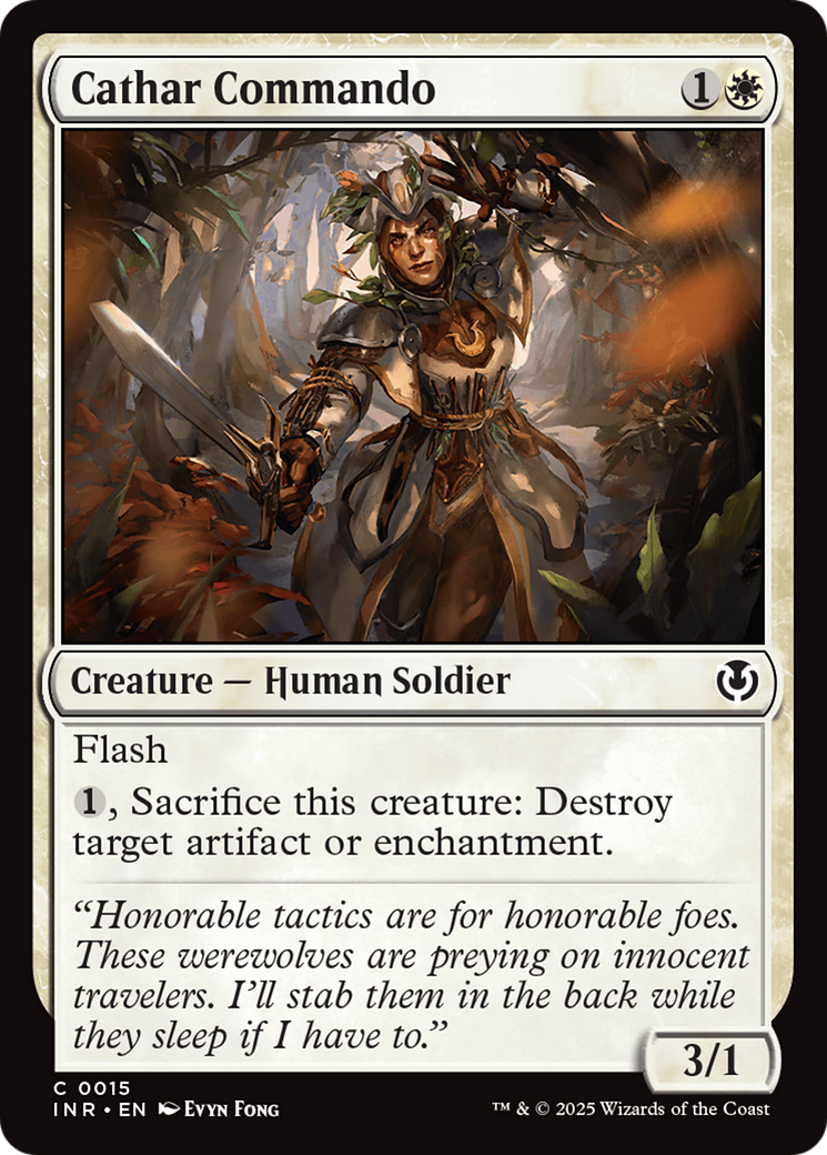 Cathar Commando [Innistrad Remastered] | Dumpster Cat Games