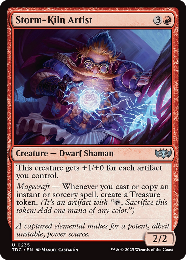 Storm-Kiln Artist [Tarkir: Dragonstorm Commander] | Dumpster Cat Games