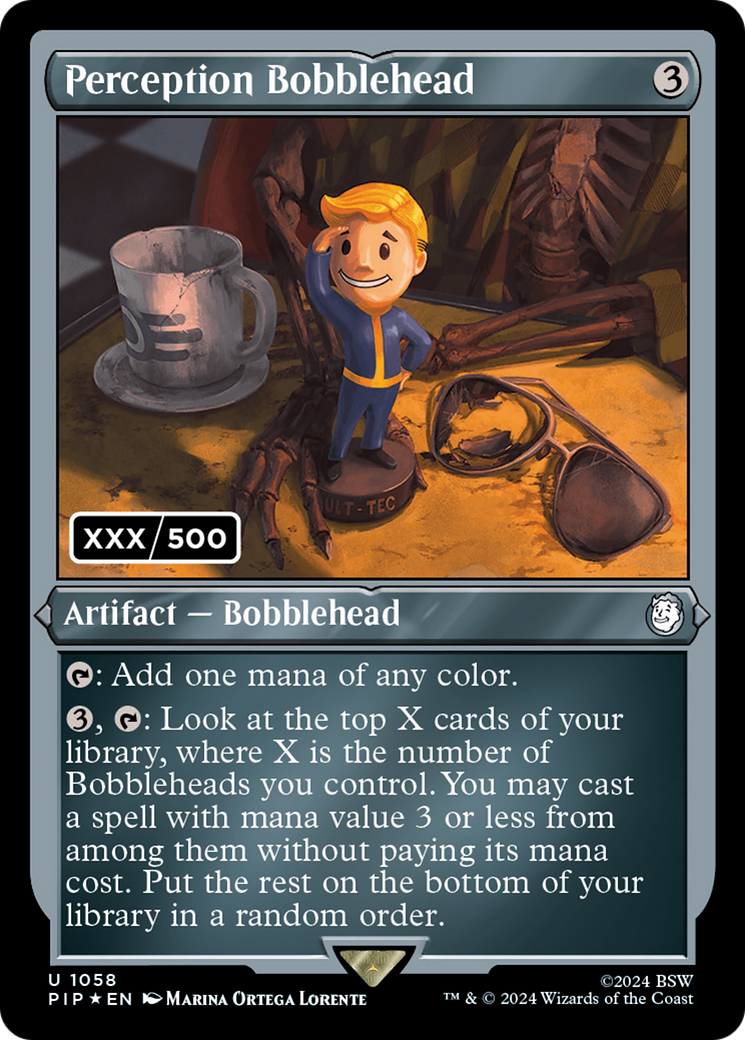 Perception Bobblehead (Serial Numbered) [Fallout] | Dumpster Cat Games