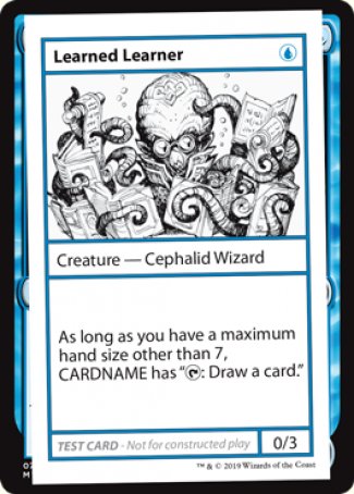 Learned Learner (2021 Edition) [Mystery Booster Playtest Cards] | Dumpster Cat Games