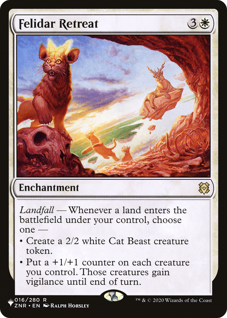 Felidar Retreat [The List] | Dumpster Cat Games
