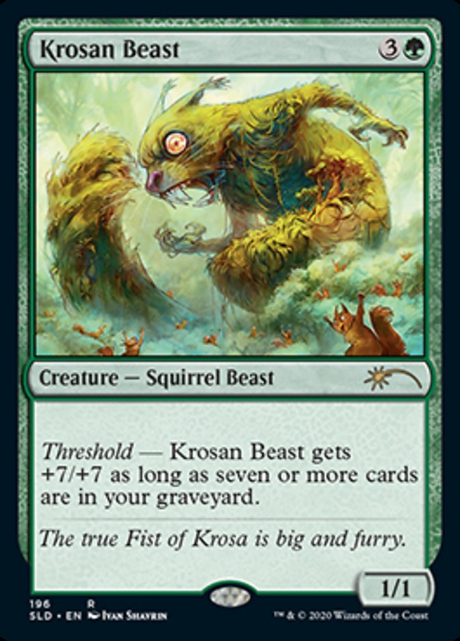 Krosan Beast [Secret Lair Drop Series] | Dumpster Cat Games