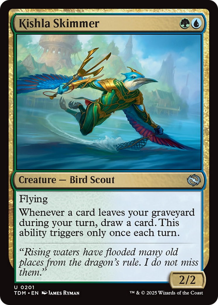 Kishla Skimmer [Tarkir: Dragonstorm] | Dumpster Cat Games