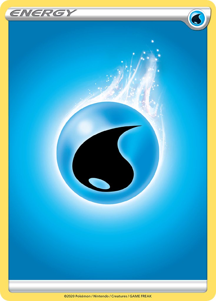 Water Energy [Sword & Shield: Base Set] | Dumpster Cat Games