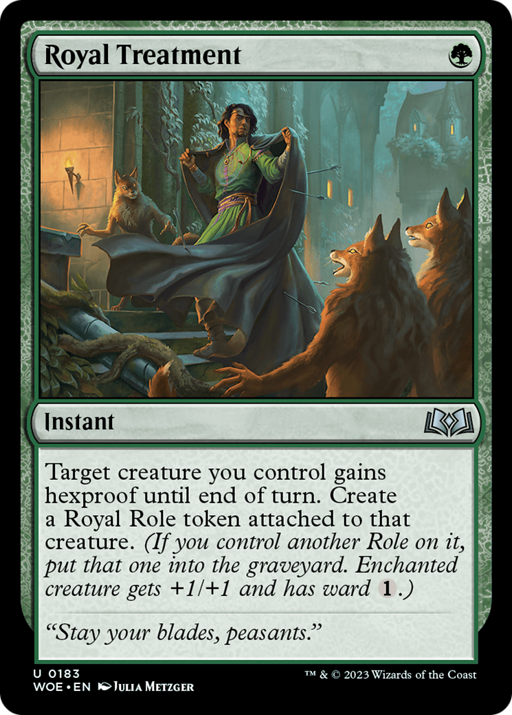 Royal Treatment [Wilds of Eldraine] | Dumpster Cat Games