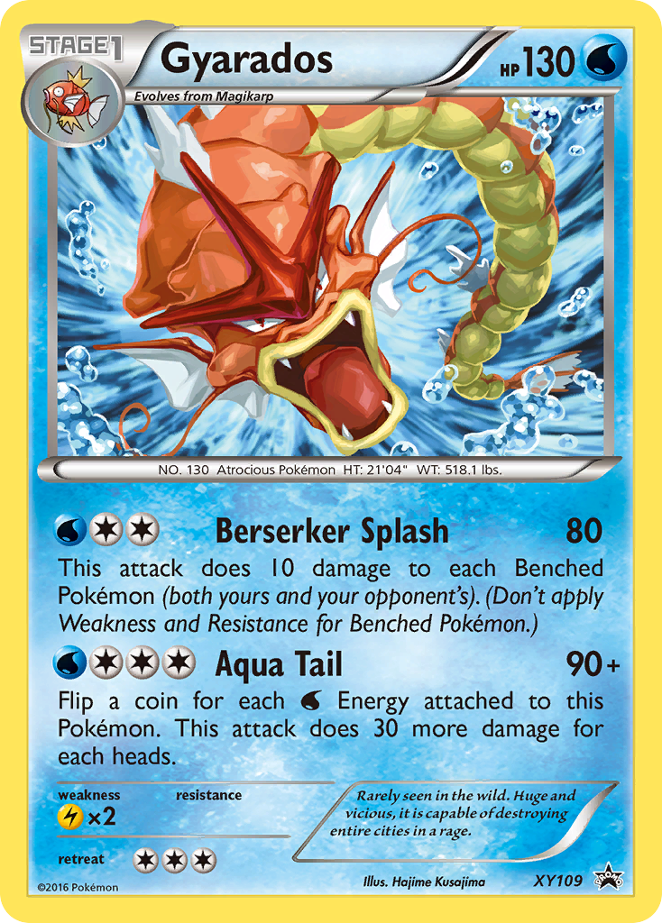 Gyarados (XY109) [XY: Black Star Promos] | Dumpster Cat Games
